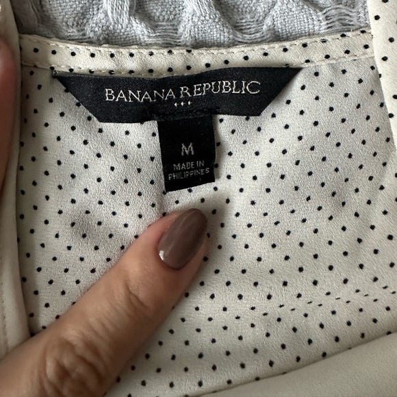 Banana Republic Cream Polka Dot Camisole - Picture 5 of 5